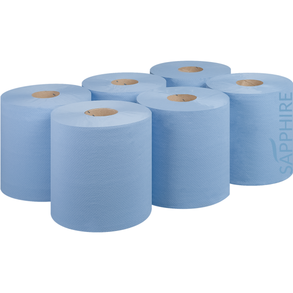 6 (Pack) Blue Roll 150m x 170mm